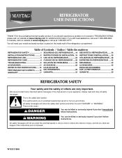 Maytag MSD2542VE User Instructions