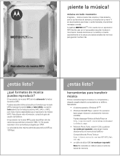 Motorola MOTOKRZR K1m Music Guide (Spanish)