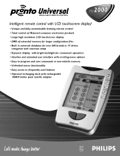 Philips TSU2000 Leaflet