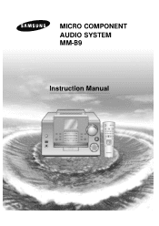 Samsung MM-B9 User Manual (user Manual) (ver.1.0) (English)