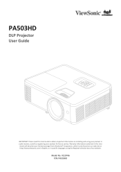 ViewSonic PA503HD User Guide English
