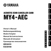 Yamaha MY4-AEC MY4-AEC Owners Manual