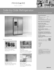 Frigidaire FGUS2647LF Product Specifications Sheet (English)