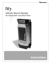 Intermec IV7 IV7 Vehicle-Mount Reader Instructions (for forklift back rest mounting plate)