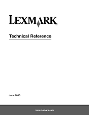 Lexmark Optra T610 Technical Reference
