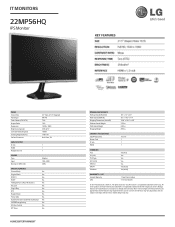 LG 22MP56HQ-P Specification - English