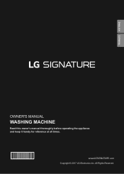 LG LUWD1CW Owners Manual