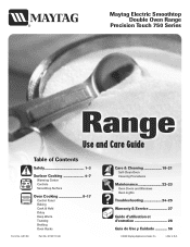 Maytag MER6755AAB Use and Care Manual