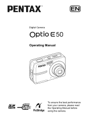 Pentax Optio E50 Operation Manual