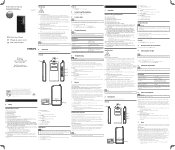 Philips AE1500W Quick start guide