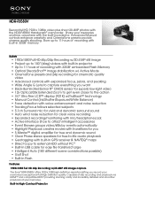 Sony HDR-PJ580V Marketing Specifications (Black model)