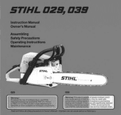 Stihl 039 Instruction Manual