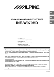 Alpine INE-W970HD Owners Manual