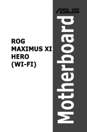 Asus ROG MAXIMUS XI HERO WI-FI ROG MAXIMUS XI HERO WI-FI Users Manual English