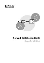 Epson C11CA48201 Network Installation Guide