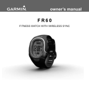 Garmin FR60 Owner's Manual