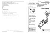 HealthRider 990 S Instruction Manual