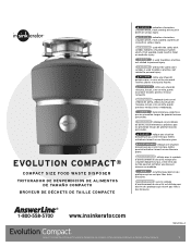 InSinkErator Evolution Compact Owners Manual