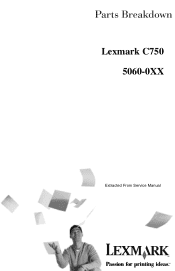 Lexmark C750 Parts List