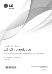 LG 29UM65-P Installation Guide