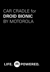 Motorola DROID BIONIC by Car Cradle Guide
