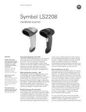 Motorola LS2208 Brochure