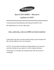 Samsung SPH-M900 User Manual