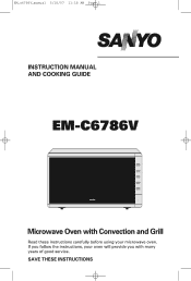 Sanyo EM-C6786V EM-C6786V Owners Manual English