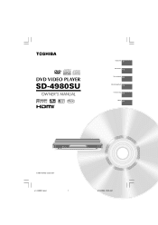 Toshiba SD-4980 User Manual