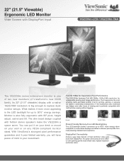 ViewSonic VG2239m-TAA VG2239m-TAA Datasheet (English, US)