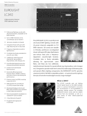 Behringer LC2412 V2 Product Information Document