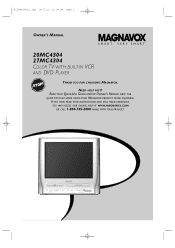 Magnavox 20MC4304 User manual,  English