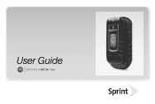 Motorola MOTOROLA BRUTE i686 User Guide - Sprint