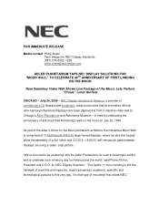 NEC X461UN Press Release