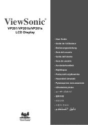 ViewSonic VP201B User Manual
