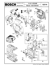 Bosch 52314B Parts List