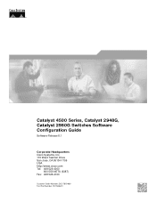 Cisco WS-C2960-8TC-S Software Guide