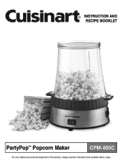 Cuisinart CPM-800 Instruction and Recipe Booklet