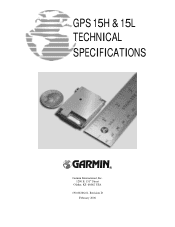 Garmin 15H-W Technical Specifications