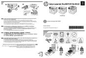 HP Color LaserJet Pro M180-M181 Setup Poster
