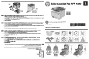 HP Color LaserJet Pro MFP M477 Setup Poster