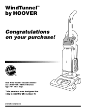 Hoover U5468900 Manual