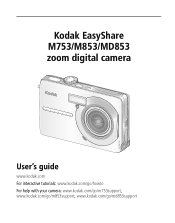 Kodak M853 User Manual