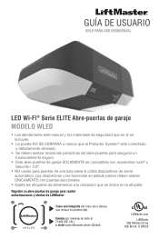 LiftMaster WLED WLED Users Guide - Spanish