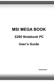 MSI S260 User Manual