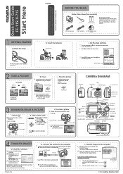 Olympus FE 115 FE-115 Quick Start Guide (English)
