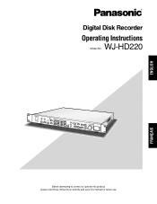 Panasonic WJHD220 WJHD220 User Guide
