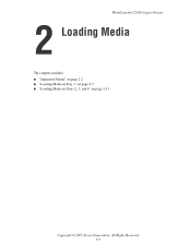 Xerox C2424 User Guide Section 2: Loading Media
