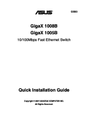 Asus GIGAX 1005B User Guide