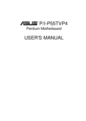Asus P I-P55TVP4 User Manual